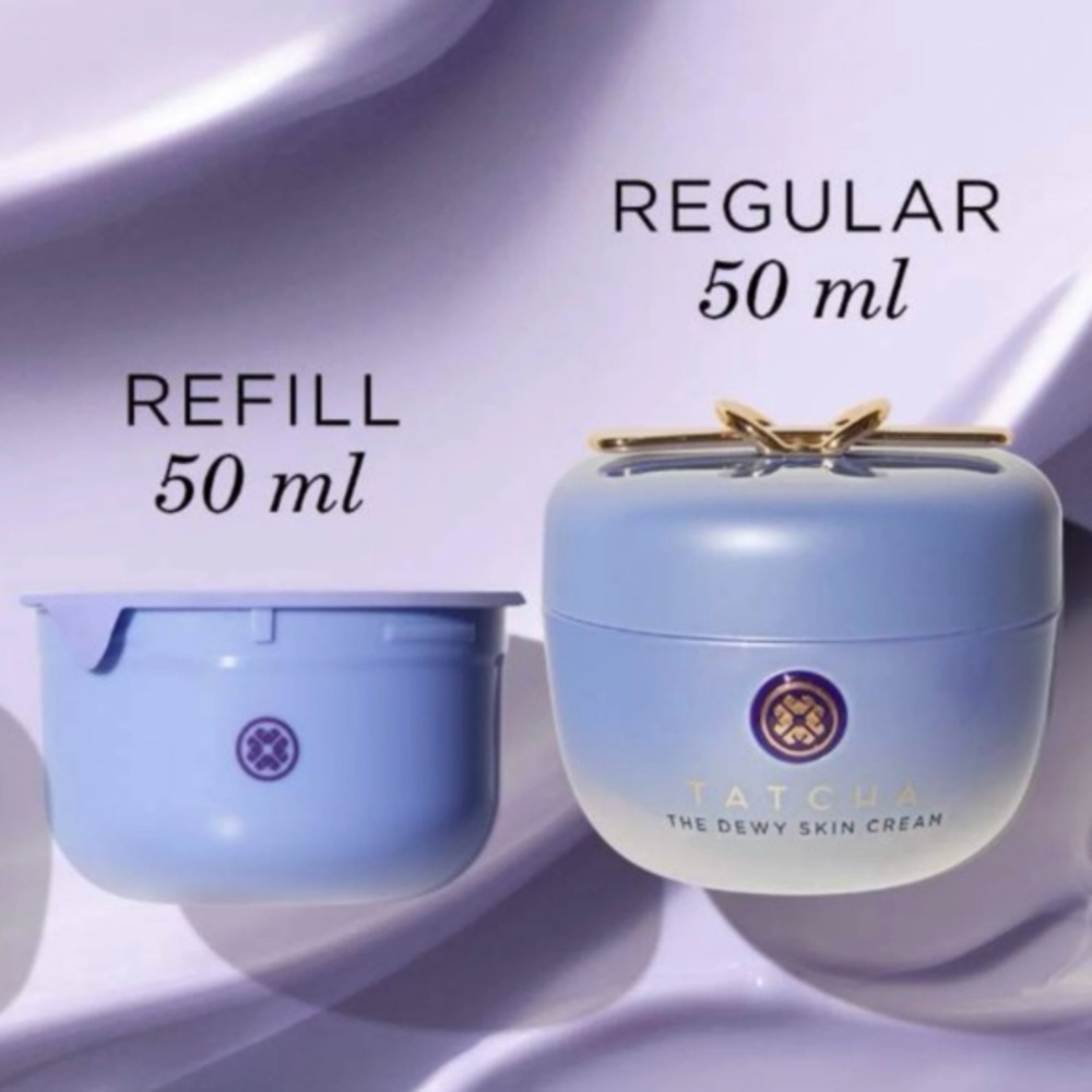 NEW Tatcha the Dewy Skin Cream 50ml Jar and 50ml Refill Pod - $134 Retail Value